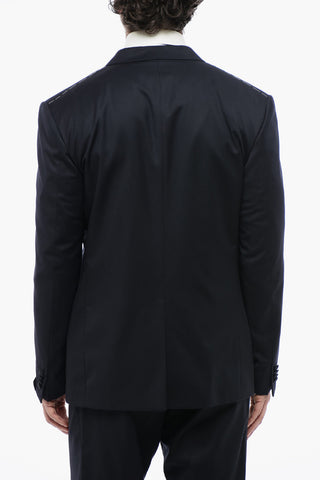 Satin Lapel CERIMONIA ACADEMY Virgin Wool Suit