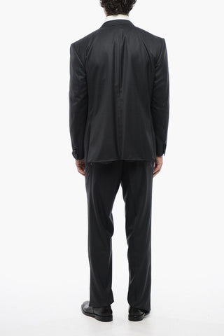 Side Vents Notch Lapel 2-Button Suit