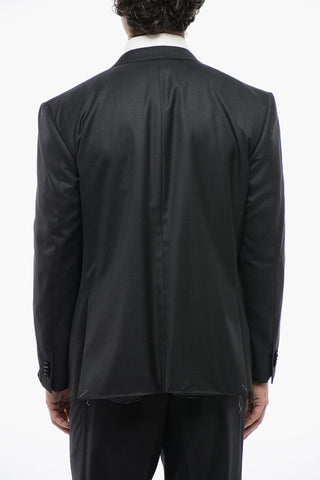 Side Vents Notch Lapel 2-Button Suit