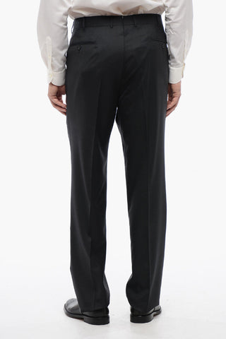 Side Vents Notch Lapel 2-Button Suit