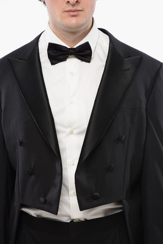 Virgin Wool Peak Lapel MANTUA Tail-Coat