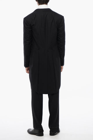 Virgin Wool Peak Lapel MANTUA Tail-Coat
