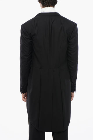 Virgin Wool Peak Lapel MANTUA Tail-Coat