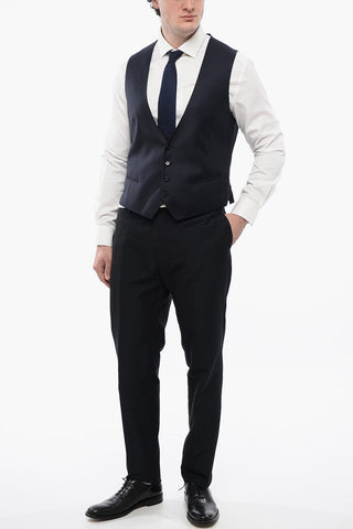 Virgin Wool Waistcoat ACADEMY with Martingale
