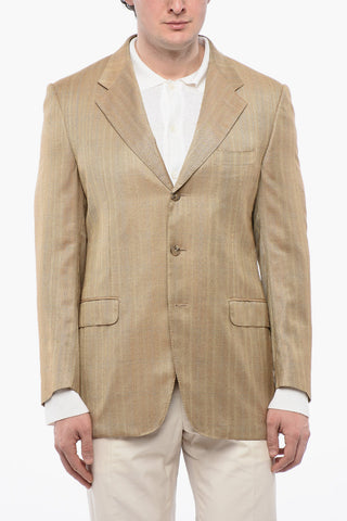 Lined 2-Button Jacket with Two Vents and Classic Lapel