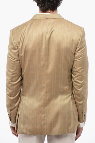 Lined 2-Button Jacket with Two Vents and Classic Lapel