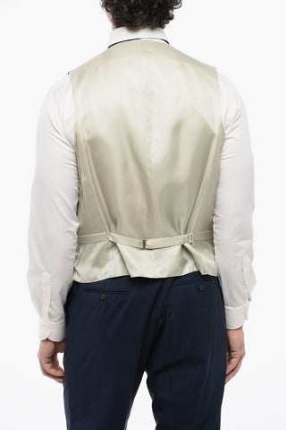 Virgin Wool Waistcoat with Back Adjuster