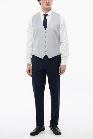 Virgin Wool Waistcoat with Back Adjuster