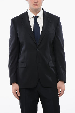 CC COLLECTION Giacca a 2 Bottoni in Lana Vergine Due Spacchi Revers Classico