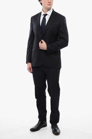 CC COLLECTION Giacca a 2 Bottoni in Lana Vergine Due Spacchi Revers Classico