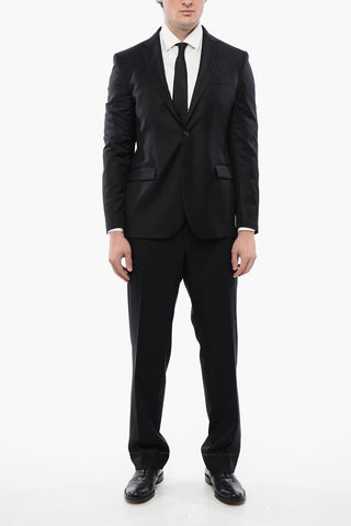 TREND Zweiknopf-Sakko aus Schurwolle mit zwei Rückenschlitzen und klassischem Revers