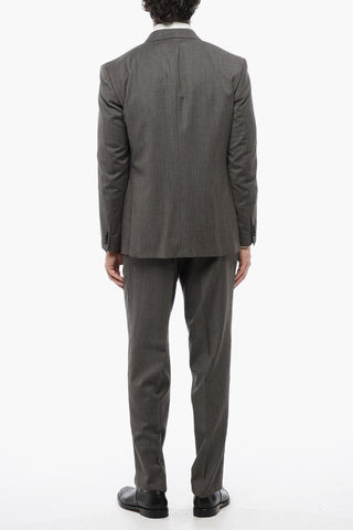 CC COLLECTION Abito 3 Bottoni in Lana Vergine Due Spacchi Revers Classico