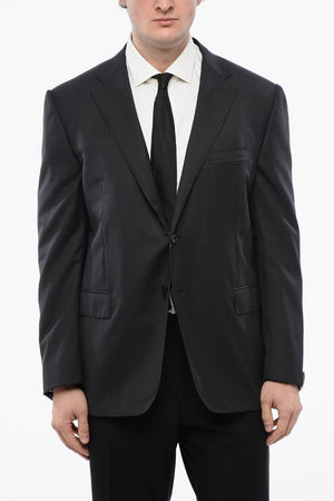 Virgin Wool Blazer MANTUA with Classic Notch Lapel