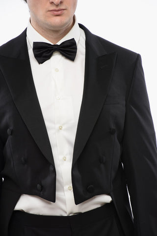 Virgin Wool Peak Lapel MANTUA Tail-Coat