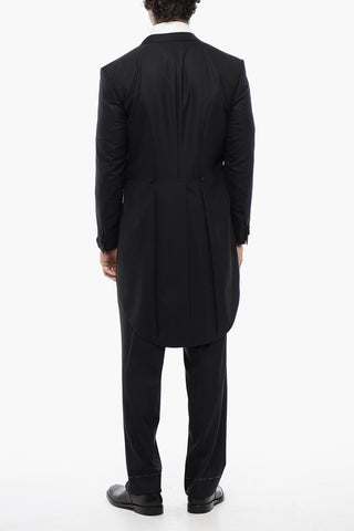 Virgin Wool Peak Lapel MANTUA Tail-Coat