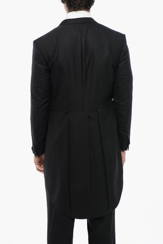 Virgin Wool Peak Lapel MANTUA Tail-Coat