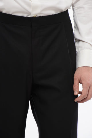 Virgin Wool Peak Lapel MANTUA Tail-Coat