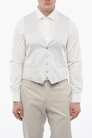 CC COLLECTION Wool-Blend Waistcoat CERIM.REWARD with Back Martingale