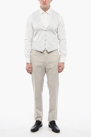 CC COLLECTION Wool-Blend Waistcoat CERIM.REWARD with Back Martingale