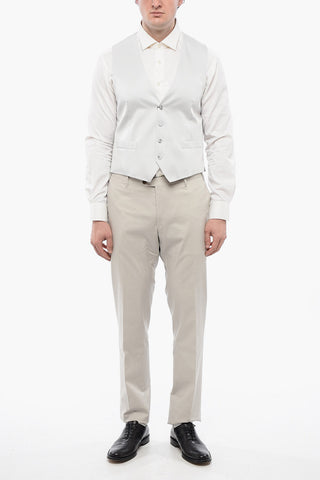 CC COLLECTION Wool-Blend Waistcoat CERIM.REWARD with Back Martingale