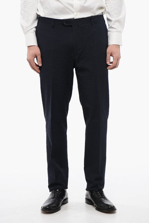 CC COLLECTION Pantaloni 4 Tasche in Misto Cotone Jacquard