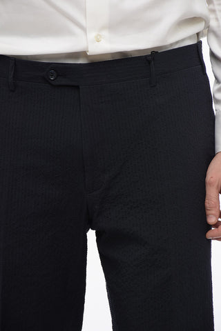 CC COLLECTION 4-Pocket Cotton-Blend Jacquard Trousers