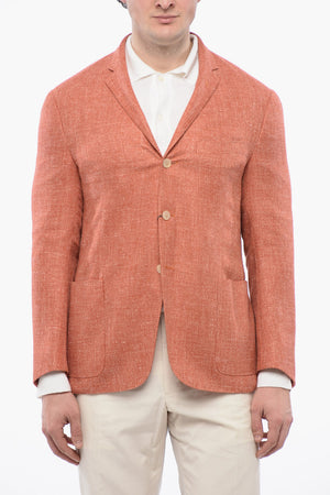 Silk-Blend Blazer RESORT with Patch Pockets