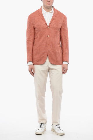 Silk-Blend Blazer RESORT with Patch Pockets