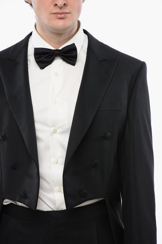 Virgin Wool Peak Lapel MANTUA Tail-Coat