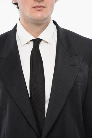 Giacca a 1 Bottone CERIMONIA in Lana Vergine con Revers a Lancia