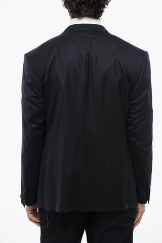 2 Button LEADER Twill Virgin Wool Blazer