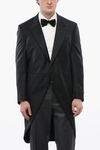 Virgin Wool Peak Lapel MANTUA Ceremony Groom Blazer