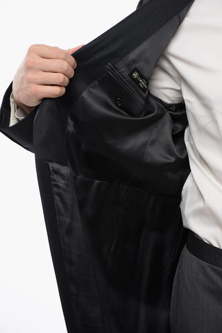 Virgin Wool Peak Lapel MANTUA Ceremony Groom Blazer