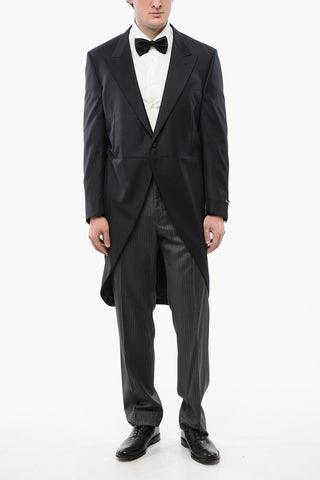 Virgin Wool Peak Lapel MANTUA Ceremony Groom Blazer