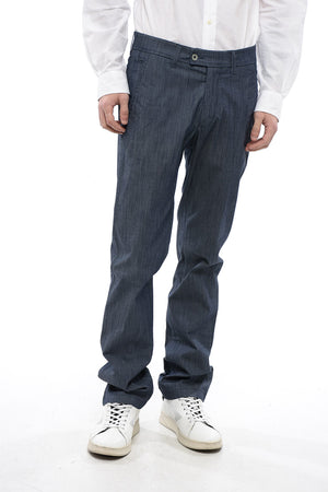 ID Pantaloni Slim Fit In Chambray
