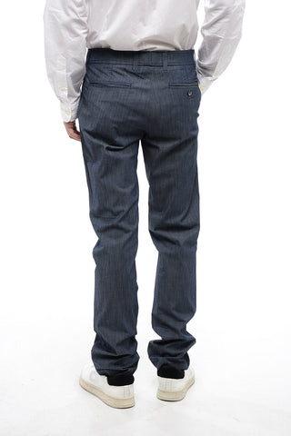 ID Slim Fit Chambray-Hose
