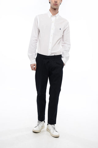CC COLLECTION Pleated Cotton Pants