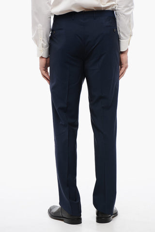 Pantaloni In Lana Vergine Slim Fit