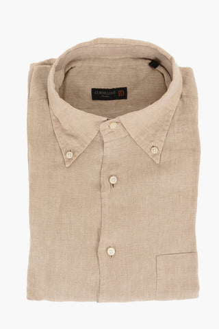ID Pure Linen Button-down Shirt