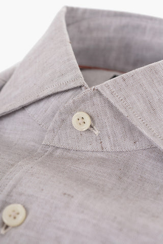 ID Linen Blend Shirt with Breast-pocket