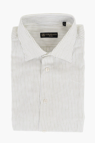 Awning Striped Linen Blend Shirt