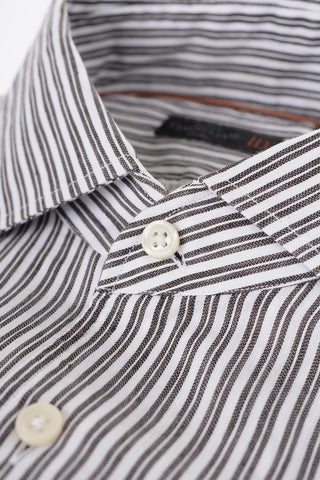 ID Balanced Stripe Linen Blend Shirt