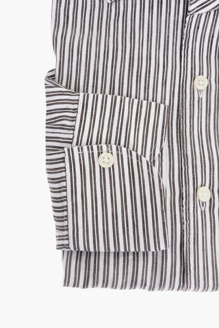 ID Balanced Stripe Linen Blend Shirt