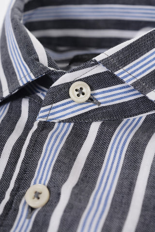 ID Balanced Stripe Cotton Shirt