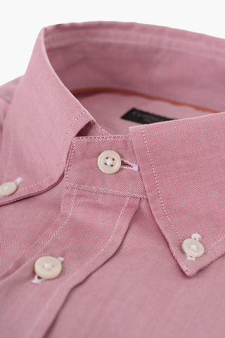ID Button-down Cotton Shirt with Breast-pocket