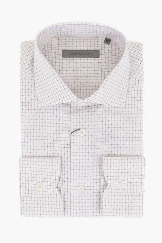 Pin Checked Cotton Shirt