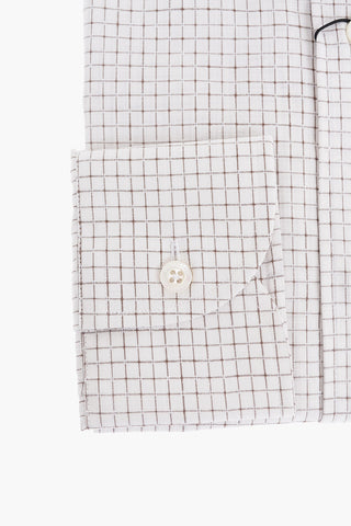 Pin Checked Cotton Shirt