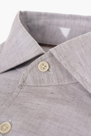 ID Linen Blend Shirt with Breast-pocket
