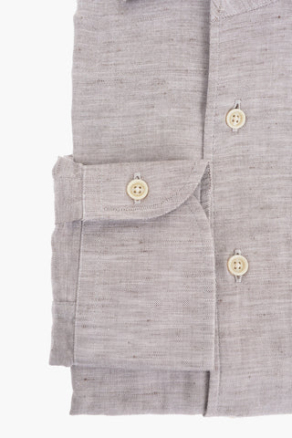 ID Linen Blend Shirt with Breast-pocket
