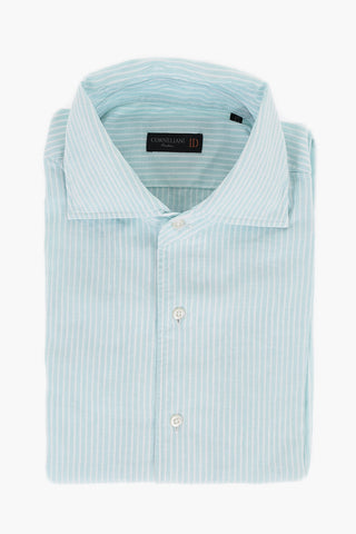 ID Awning Striped Linen Blend Shirt